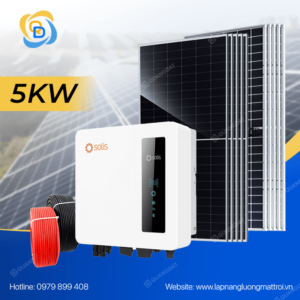 Combo lắp năng lượng mặt trời 5kw trọn gói